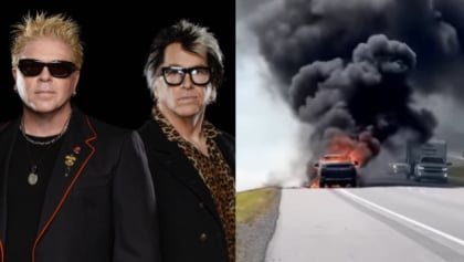 THE OFFSPRING Members Escape Unharmed After Vehicle Catches Fire In Canada